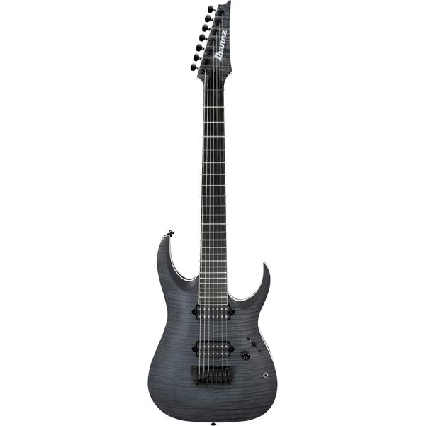 Ibanez RGAIX7FM Iron Label 7-String Electric Guitar - Transparent Gray Flat