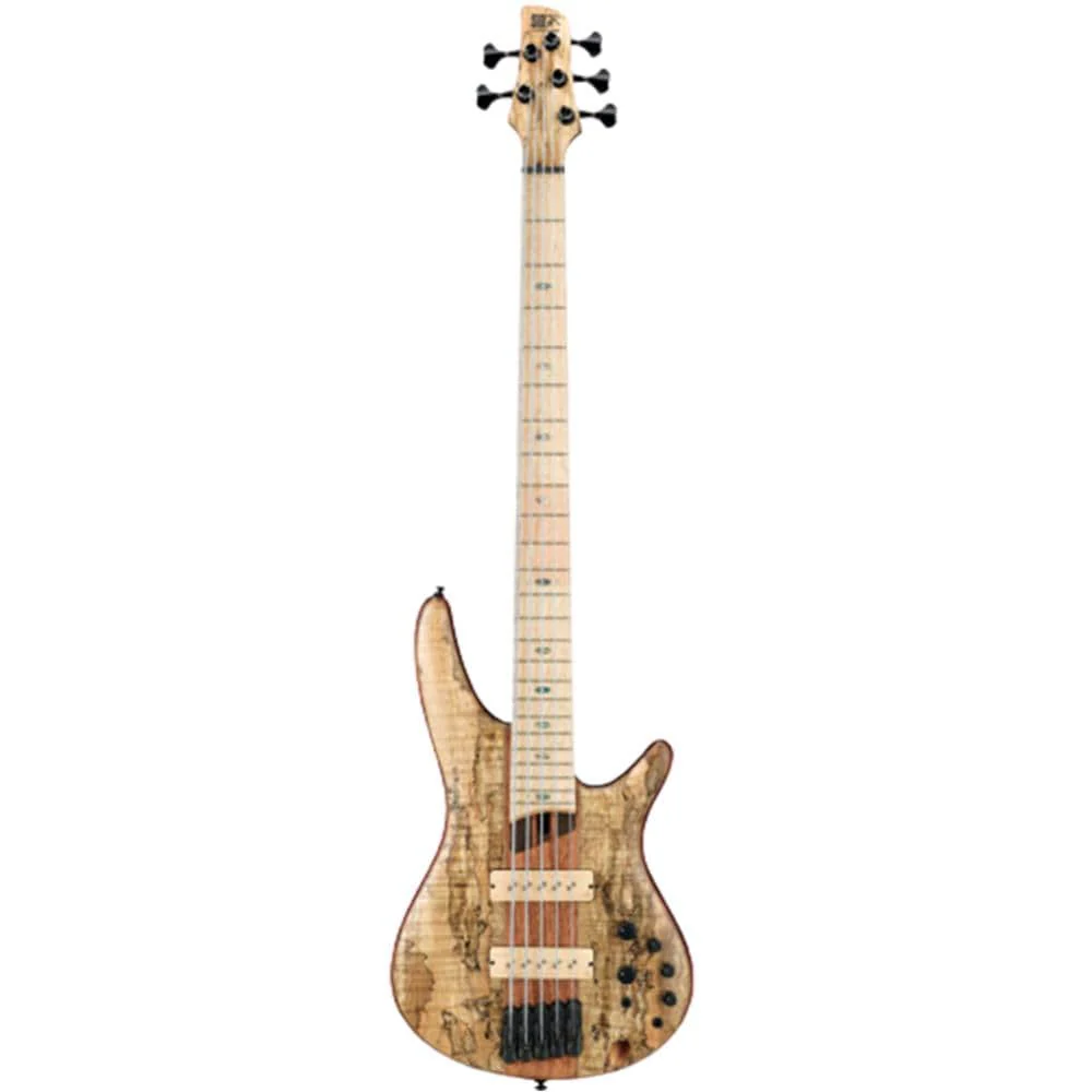 Ibanez SR5 SMLTD 5 String Limited Edition Bass Guitar - Natural Flat