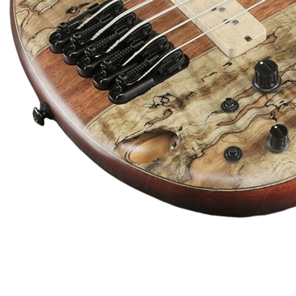 Ibanez SR5 SMLTD 5 String Limited Edition Bass Guitar - Natural Flat - Image 8