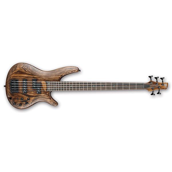 Ibanez SR655 5 String Bass Guitar - Antique Brown Stained