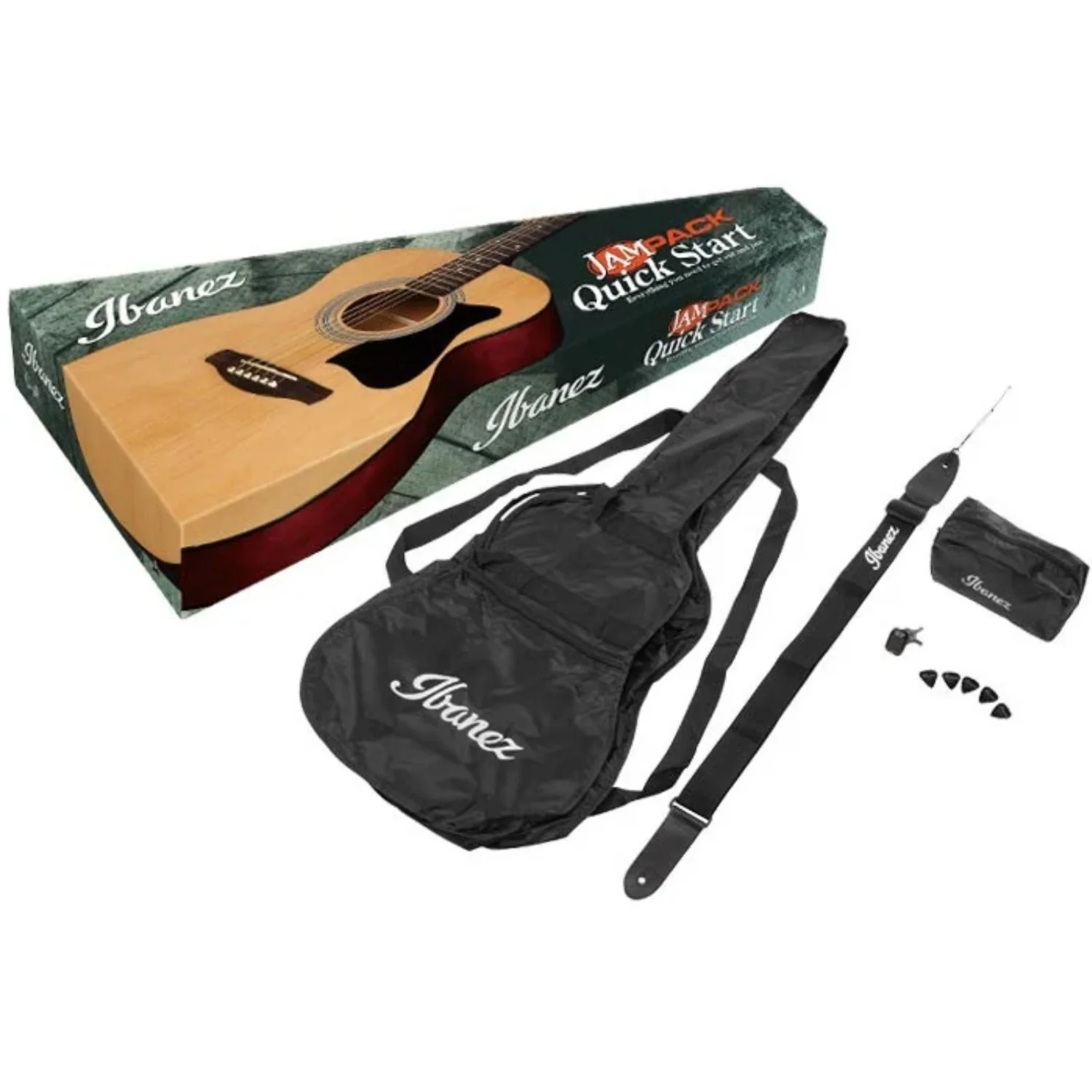 Ibanez VC50NJP 6 String Acoustic Guitar Pack - Image 3