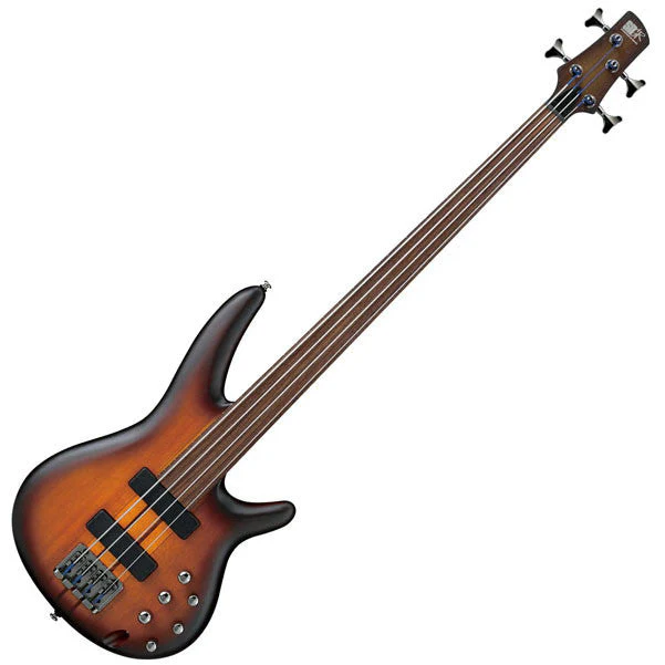 Ibanez Workshop SRF700 Electric Guitar - Brown Burst Flat, Fretless - Garage Sale