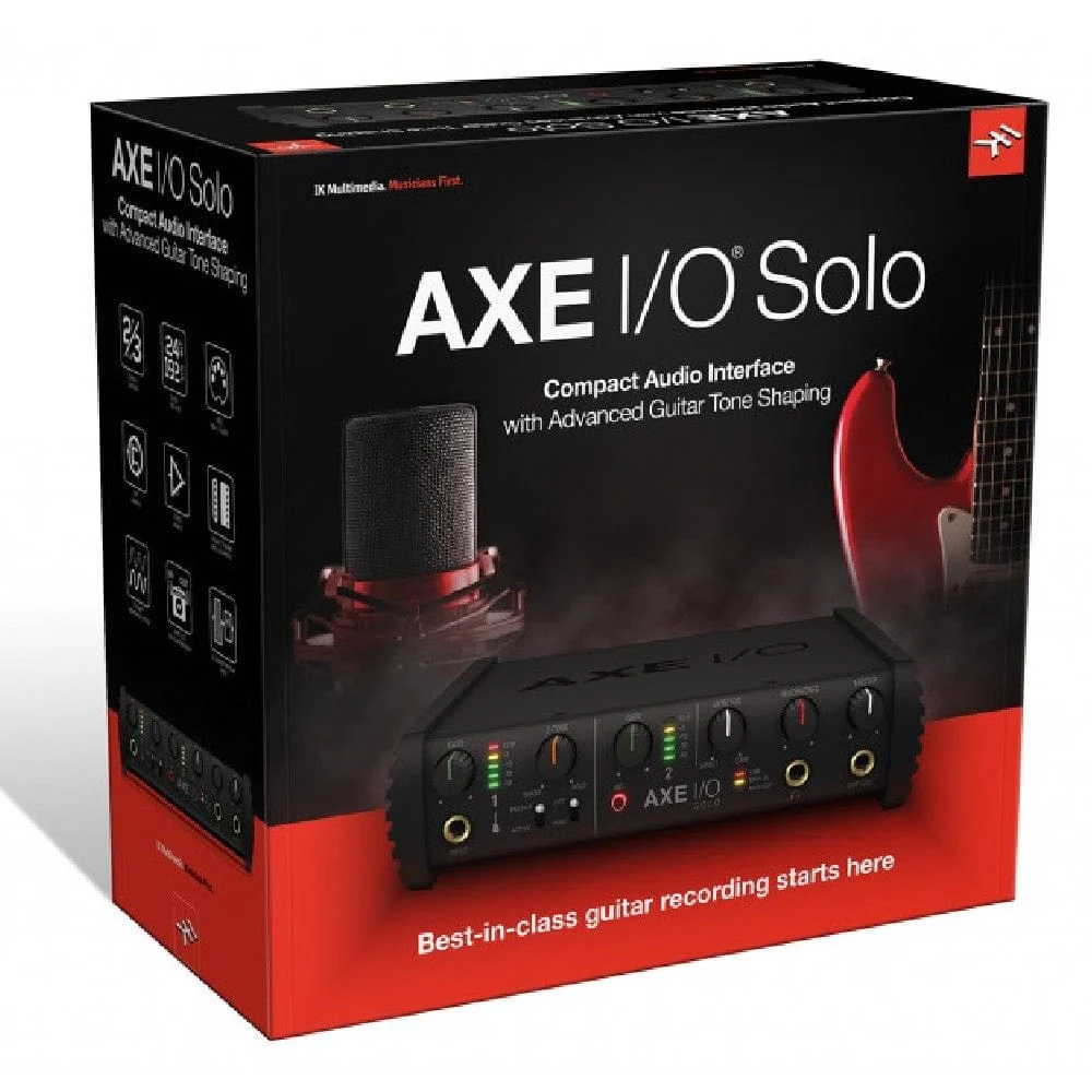 IK Multimedia AXE I/O Solo 2 In 3 Out Compact Audio Interface - Image 9