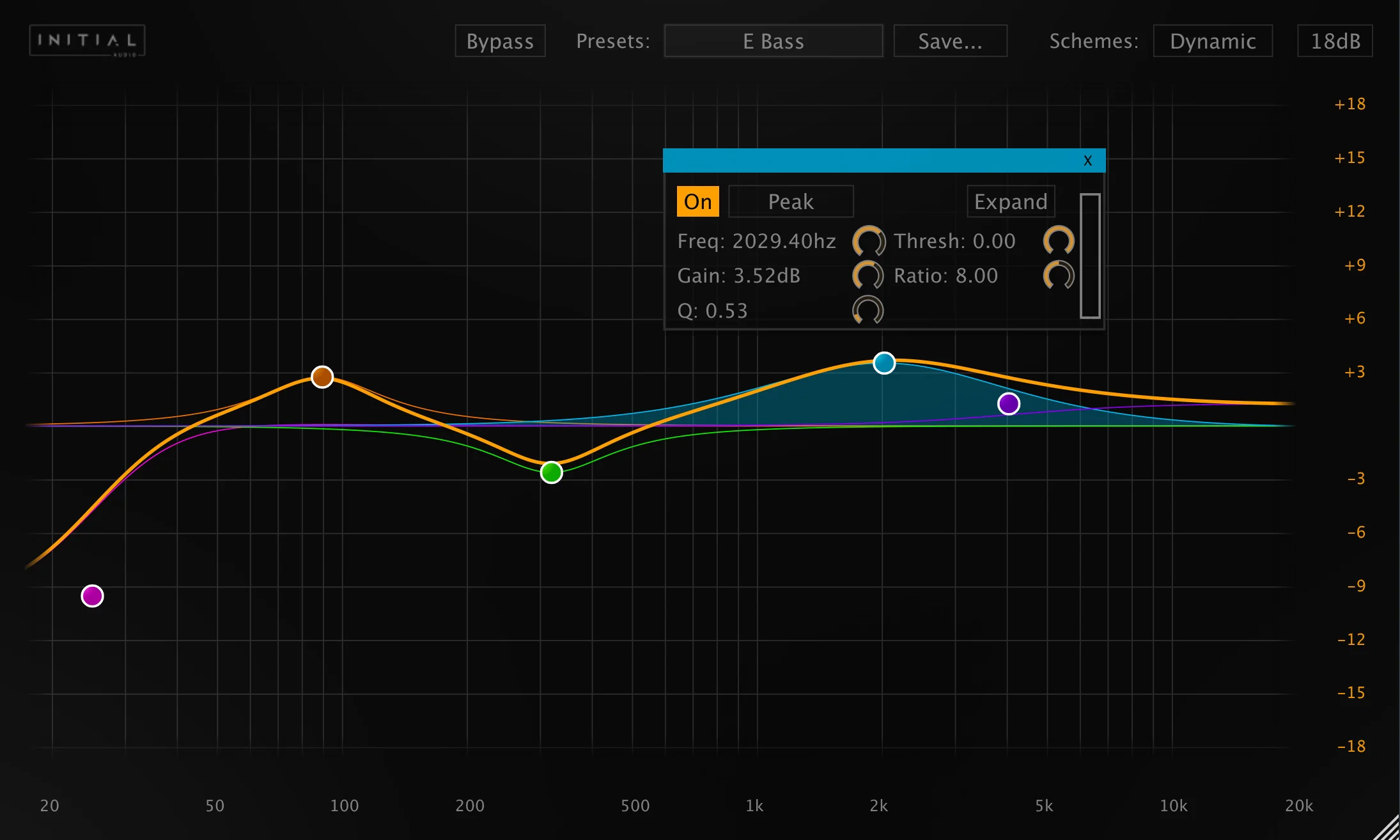 Initial Audio Dynamic Eq: Dynamic Equalizer – Professional Audio Software & Plugin - Image 4
