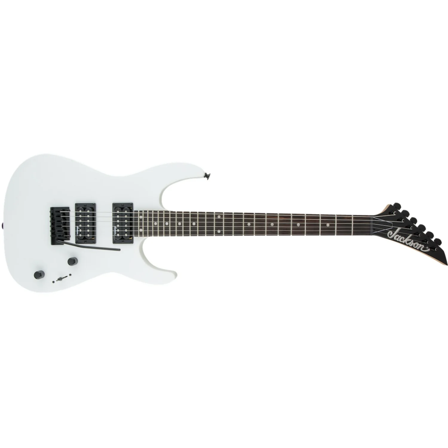 Jackson JS12 Dinky 6 String Electric Guitar - Snow White - Image 2