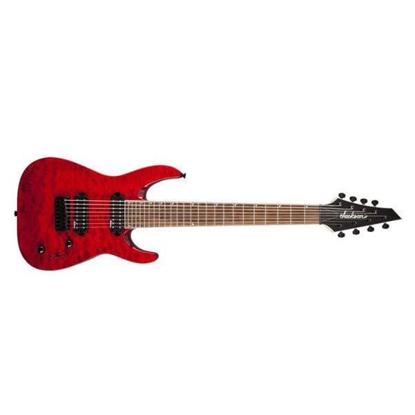 Jackson JS32-8Q Dinky 8-String Electric Guitar - Transparent Red