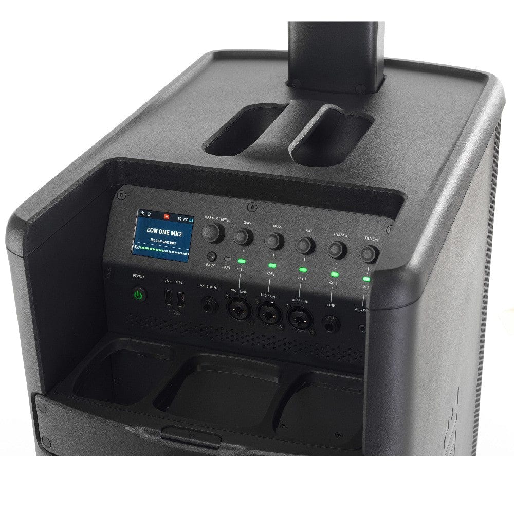 JBL Professional EON ONE MK2 All In One Rechargeable Column PA with Built-In Mixer and DSP - Image 10