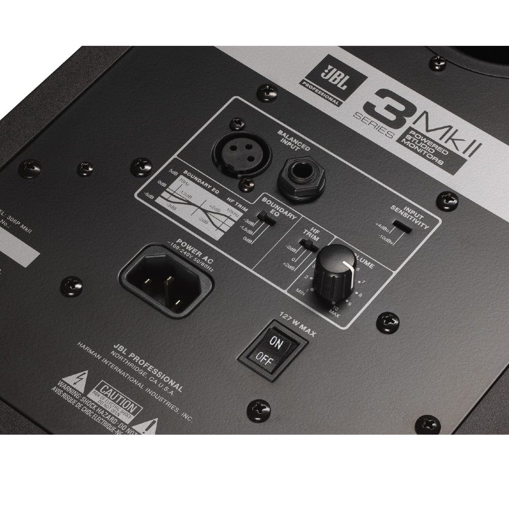 JBL 308P MKII 8-Inch Two-Way Powered Studio Monitor Speaker - Image 3