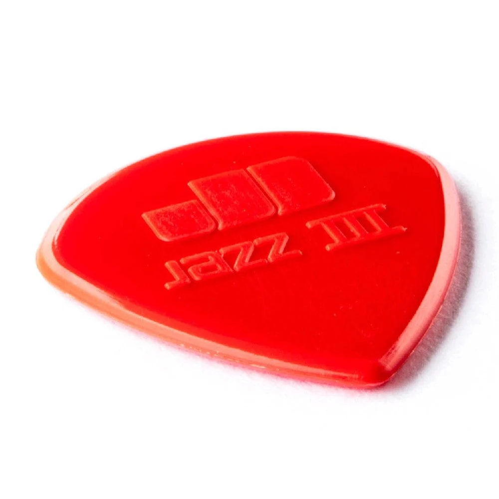Dunlop 47R3N Jazz III Stiffo Nylon Guitar Pick- Pack of 6 - Image 3
