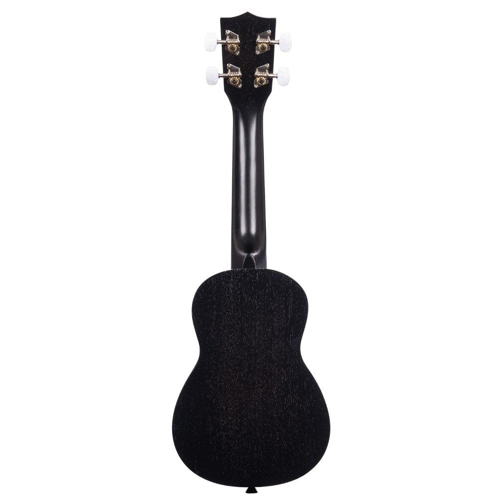 Kala KA-15S Black Satin Mahogany Soprano Ukulele - Black - Open Box - Image 4