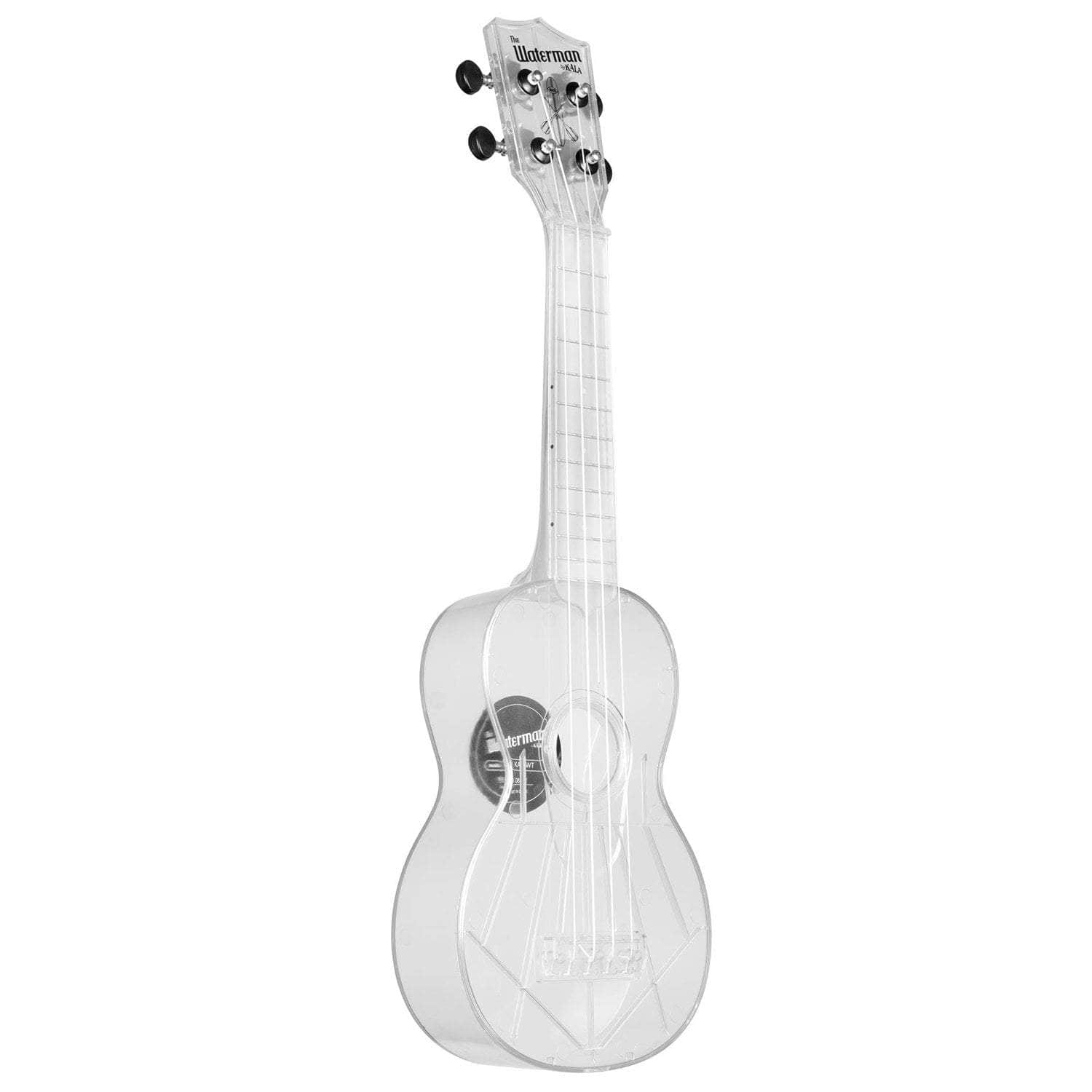 Kala KA-SWT Transparent Ice Soprano Waterman Ukulele - Image 2