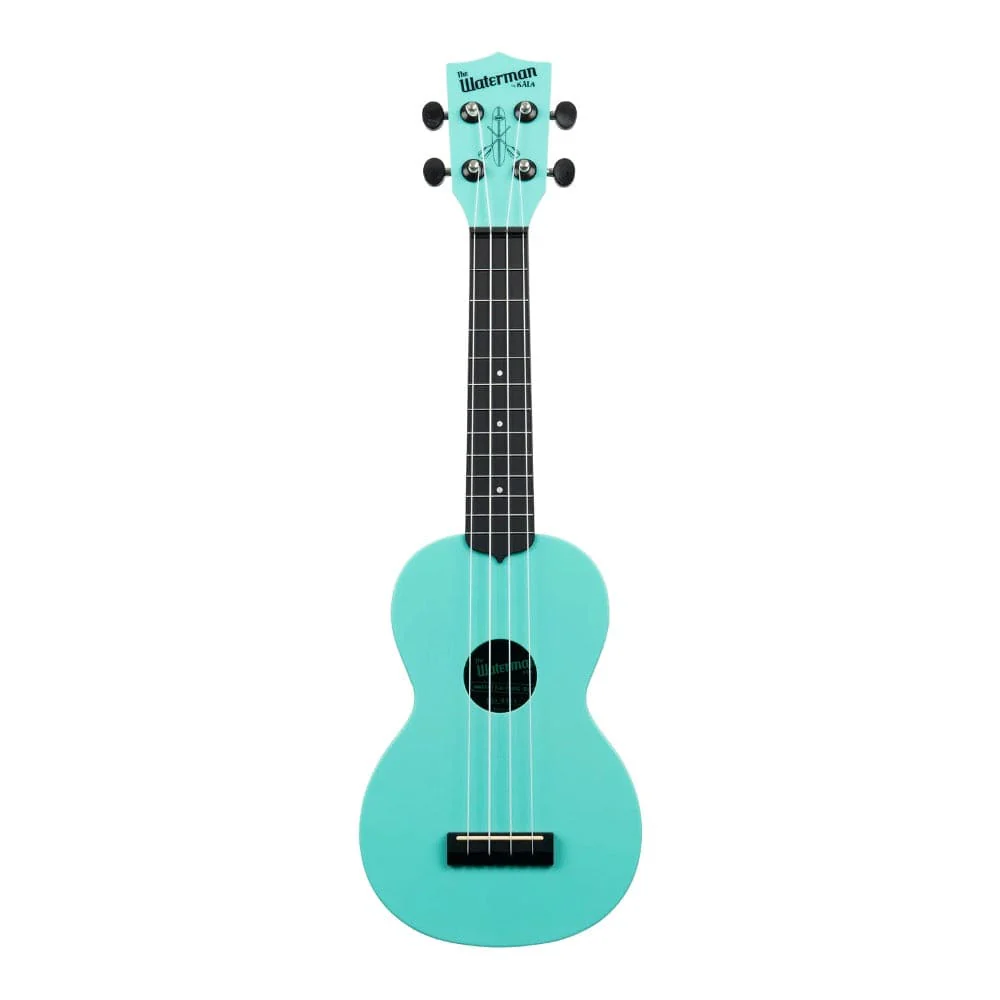 Kala KA-WMG-BL-S Glow-in-the-Dark Waterman Soprano Ukulele with Bag