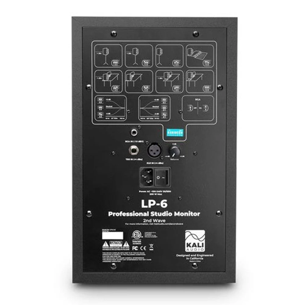 Kali Audio LP-6 2nd Wave Lone Pine Series 6.5" Active Studio Monitor - Pair - Image 4