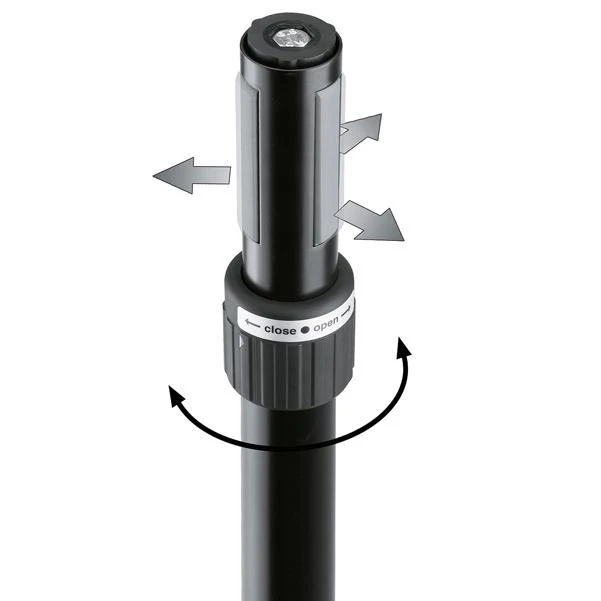 Konig & Meyer 21441 Adapter Sleeve Ring Lock - Black - Image 2