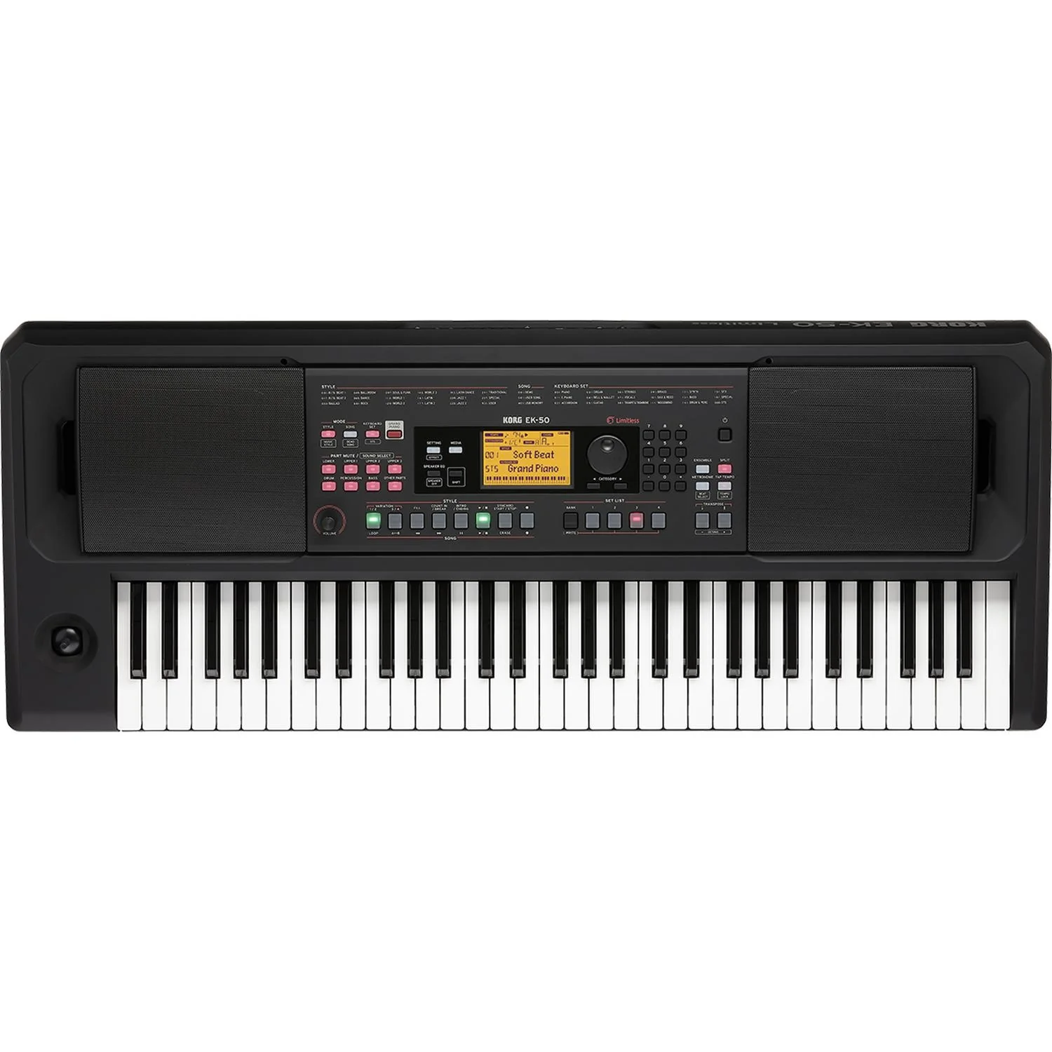 Korg EK 50L Specialized Edition 61 Key 64 Voice Polyphony Arranger Keyboard