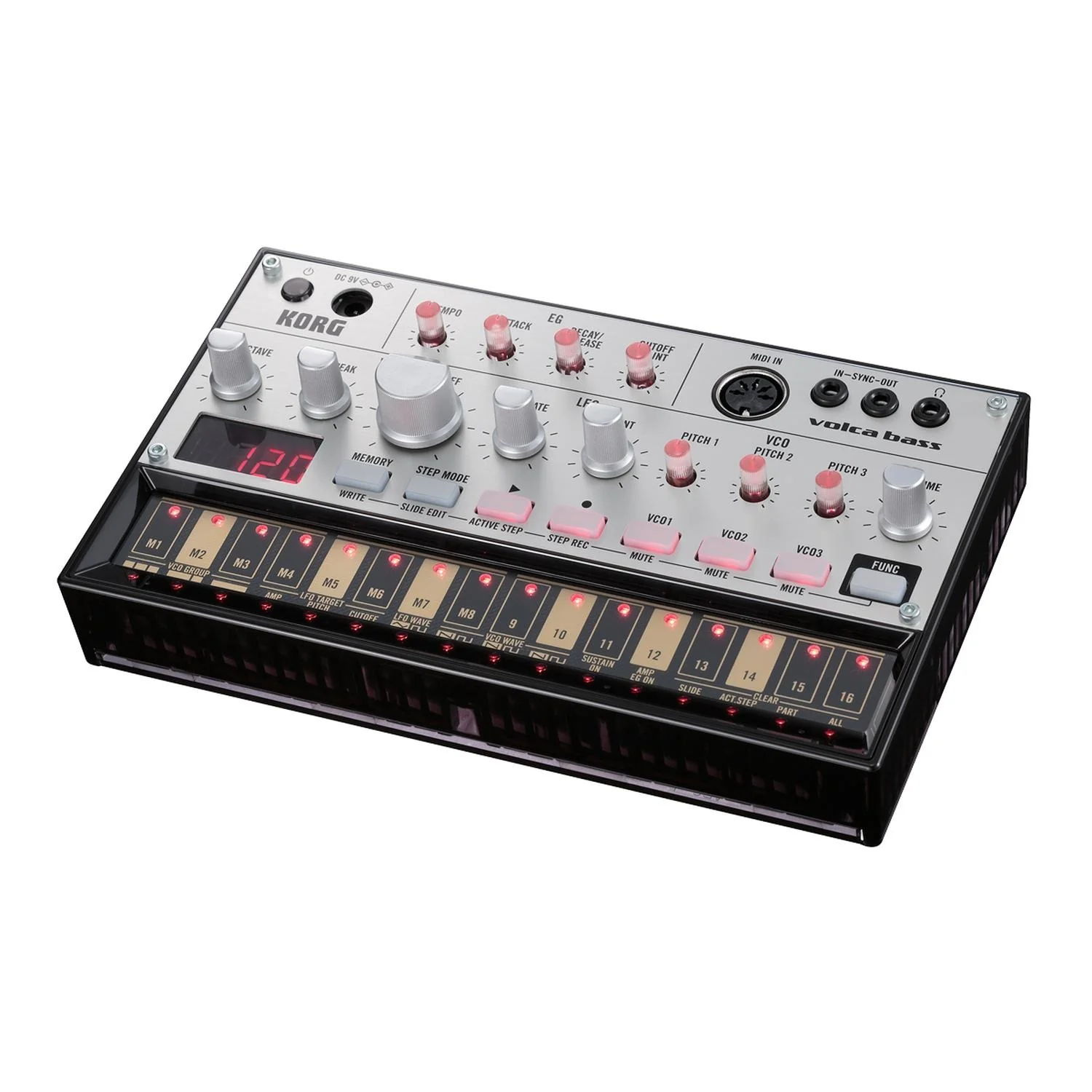 Korg Volca Bass Analog Bass Synthesizer - Image 2