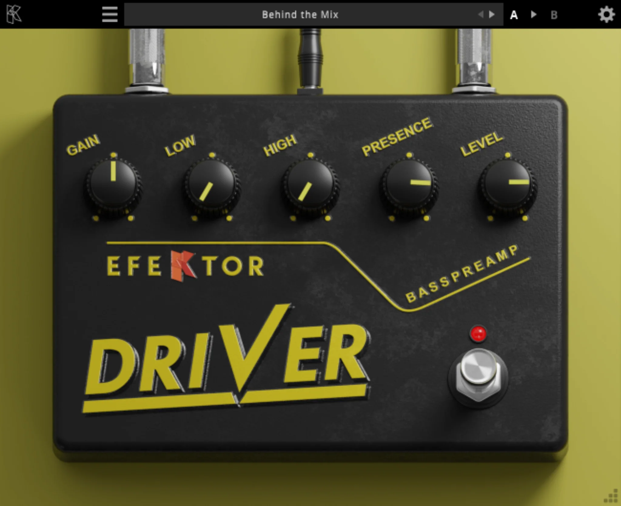 Kuassa Efektor Bass Driver Preamp: Bass Preamplifier – Professional Audio Software & Plugin
