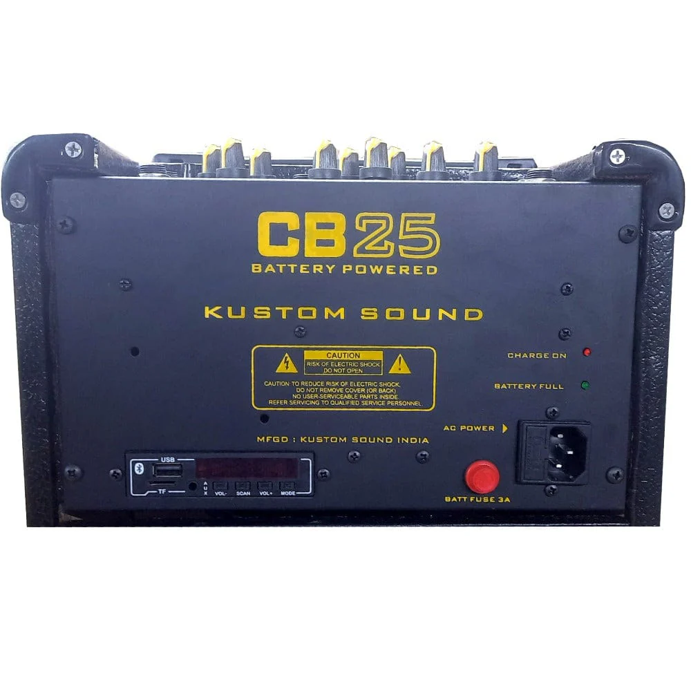 Kustom Sound CB25 Battery Powered Combo Guitar Amplifiers - Image 3