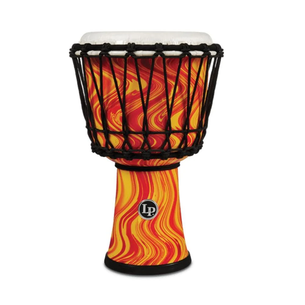 Latin Percussion LP1607 7 Inch Rope Tuned Circle Djembe With Perfect Pitch Head - Image 3