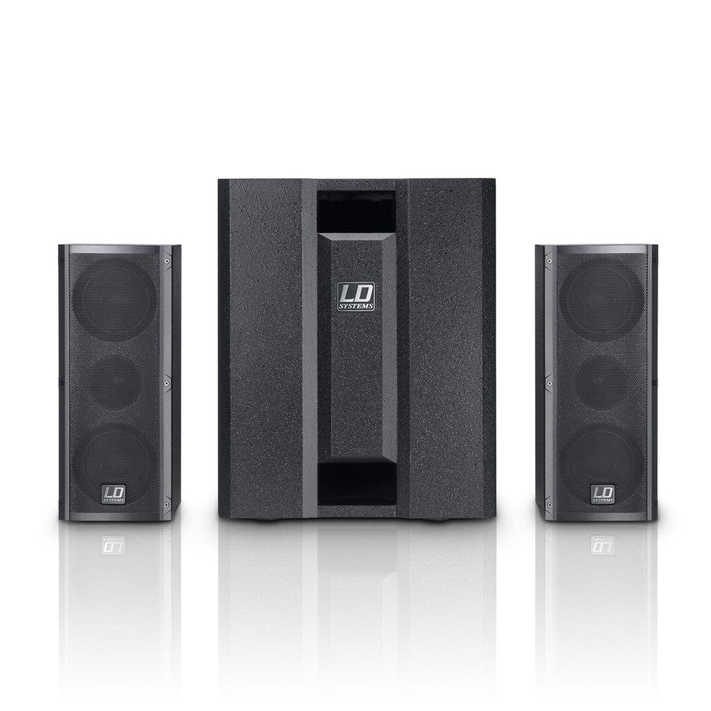 LD Systems Dave 8 Roadie Portable Active PA system With 3-Channel Mixer