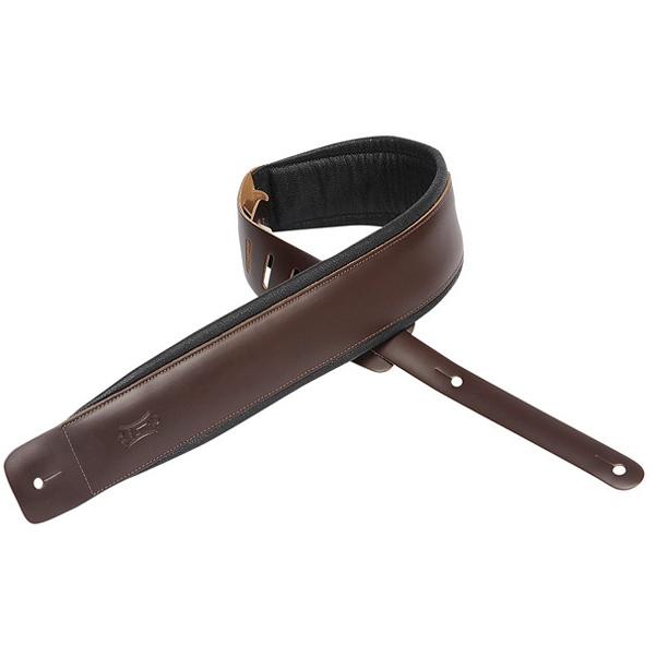 Levy's DM1PD 3 inch Genuine Leather Guitar Strap - Image 3