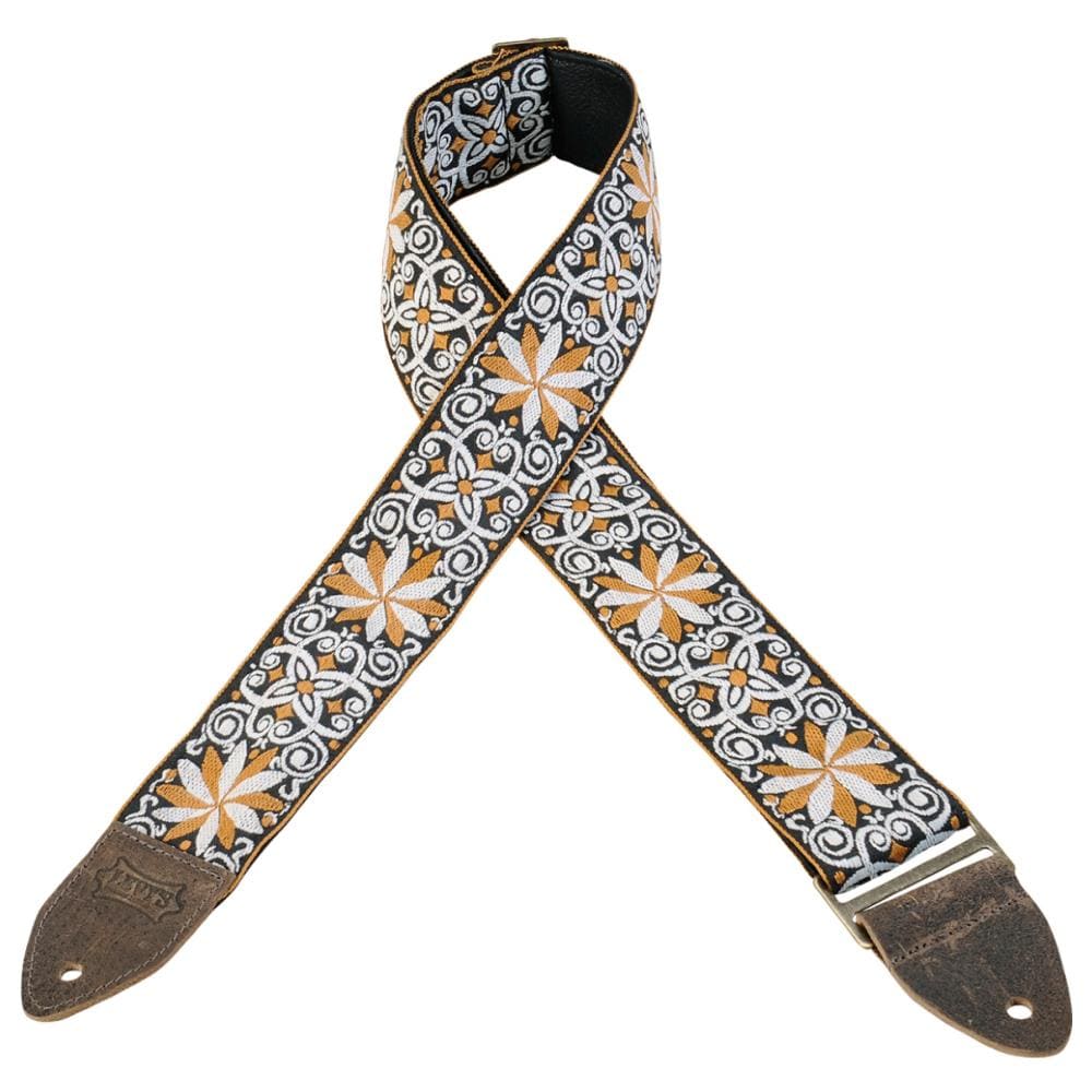 Levy's M8HTV 2 inch Hootenanny Jacquard Weave Guitar Strap - Image 7