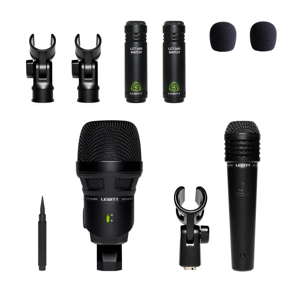 Lewitt Beatkit 4-Piece Drum Microphone Set - Image 6
