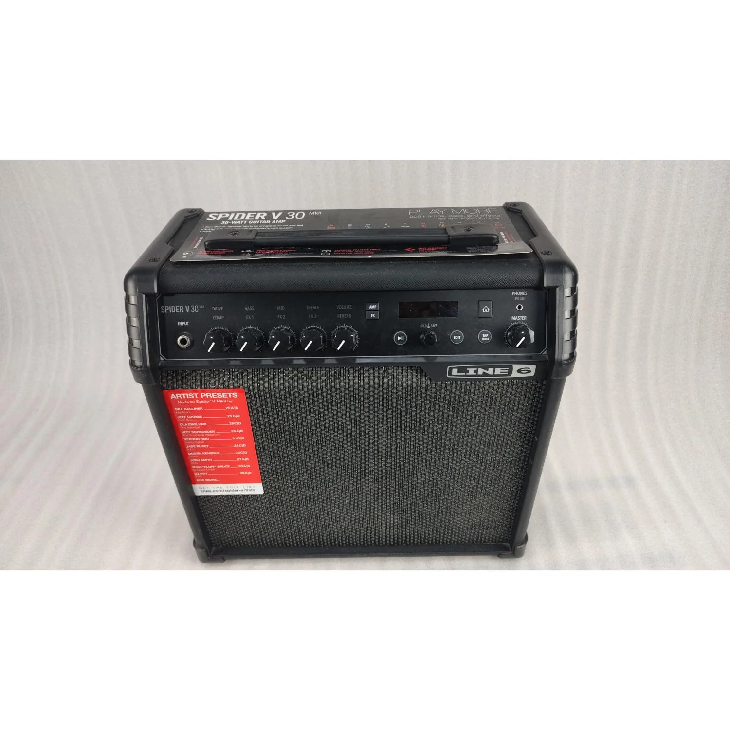 Line 6 Spider V 30W MKII Series Modeling Combo Guitar Amplifier - Open Box - Image 3