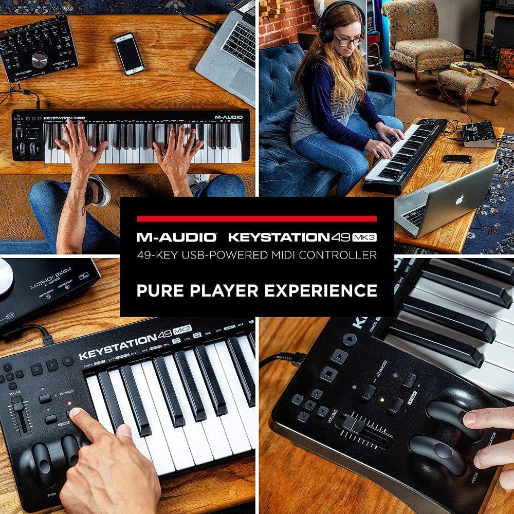M-Audio Keystation MK3 49-Key Midi Keyboard Controller - Image 8