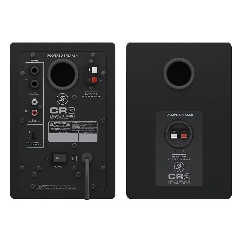 Mackie CR3 3inch Creative Reference Multimedia Monitors - Pair - Image 10