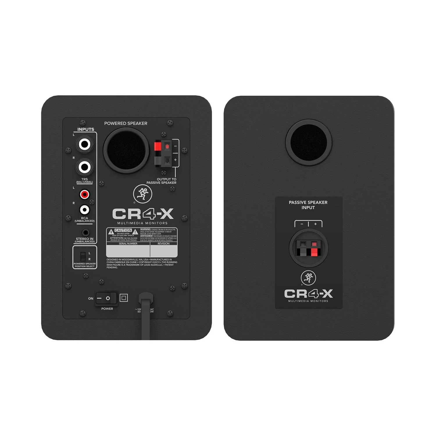 Mackie CR4 X Class D Studio Multimedia Monitor Pair - Image 3