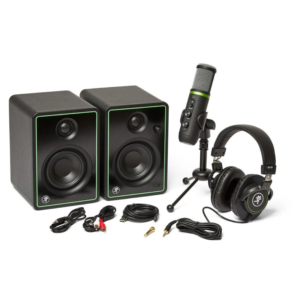 Mackie Creator Bundle Multimedia Monitor Pair and Microphone