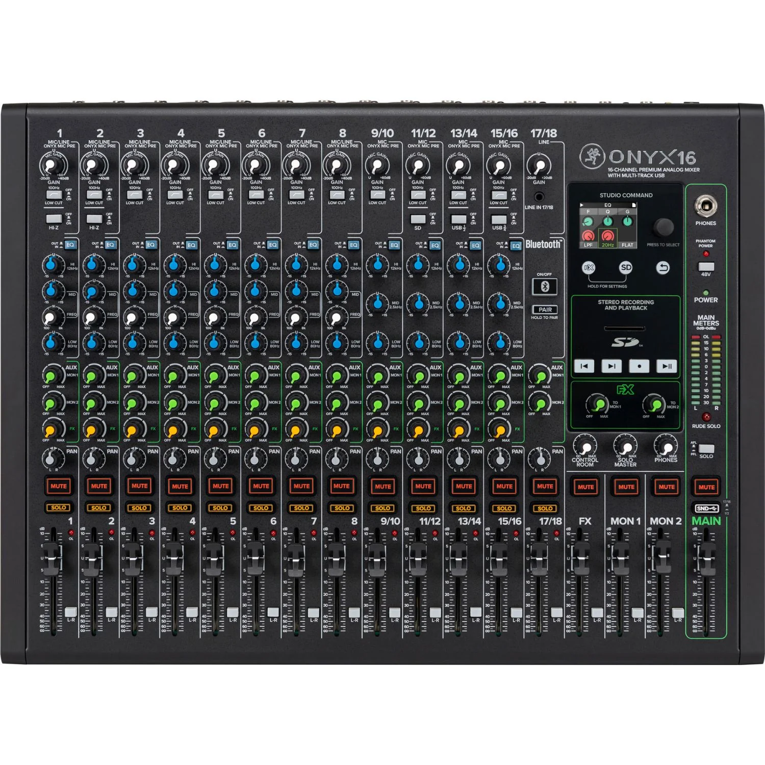 Mackie ONYX Premium Analog USB Mixer Bundle - Image 8