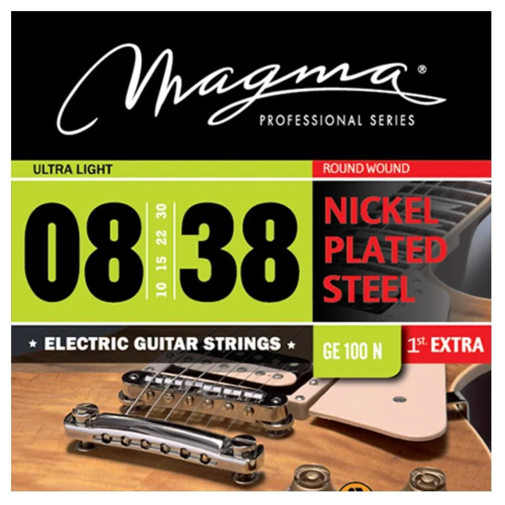Magma Nickel Plated Steel Round Wound Electric Guitar Strings