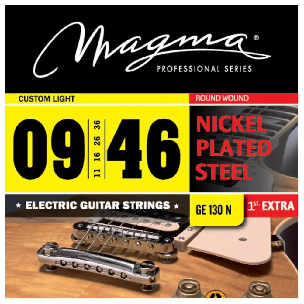 Magma Nickel Plated Steel Round Wound Electric Guitar Strings - Image 4