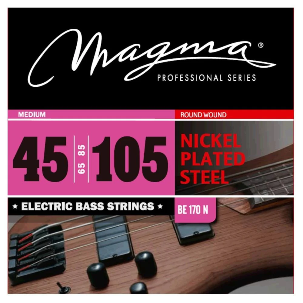Magma Nickel Plated Steel Round Wound Long Scale Electric Bass Guitar Strings - Image 2