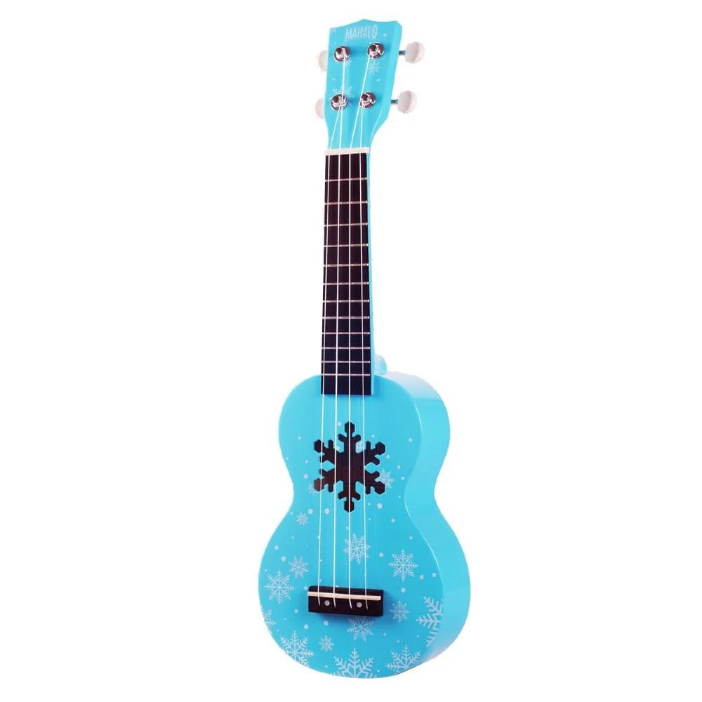 Mahalo MD1SNBU Soprano Snow Ukulele With Bag- Glacier Blue - Image 2