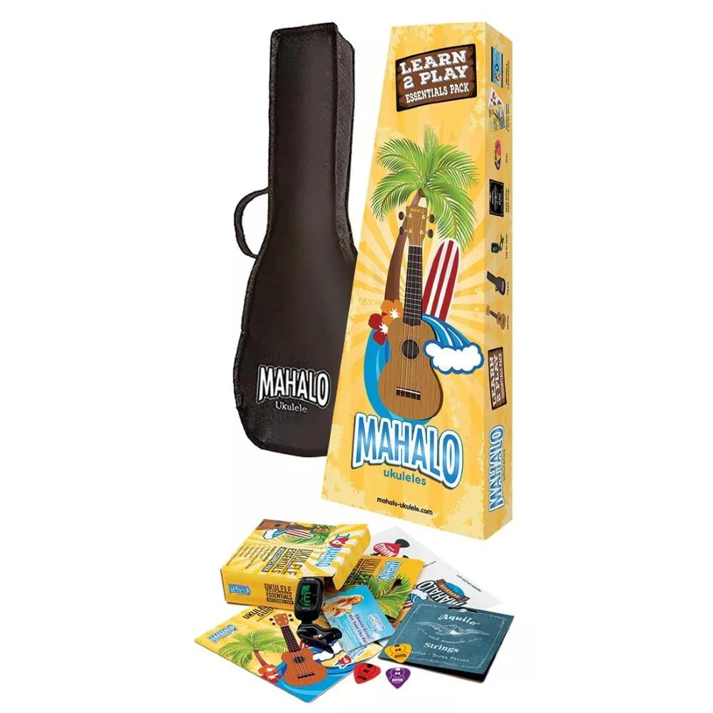 Mahalo Rainbow Series Learn 2 Play Soprano Ukulele Pack - Image 6
