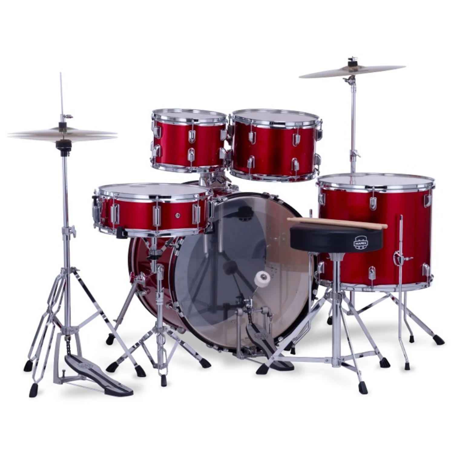 Mapex CM5294FTC Comet 5 Piece Hybrid Acoustic Drum Set - Image 3