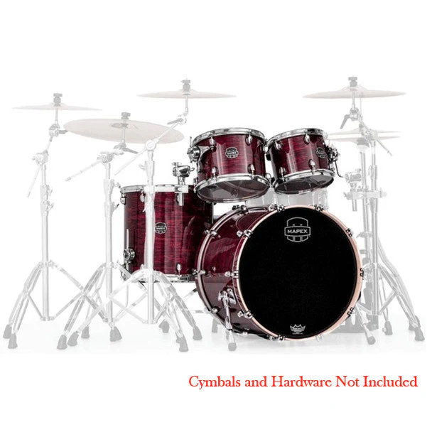 Mapex Saturn MH 4pc Rock Drum Set Red Pearl Strata - SNM529XPC