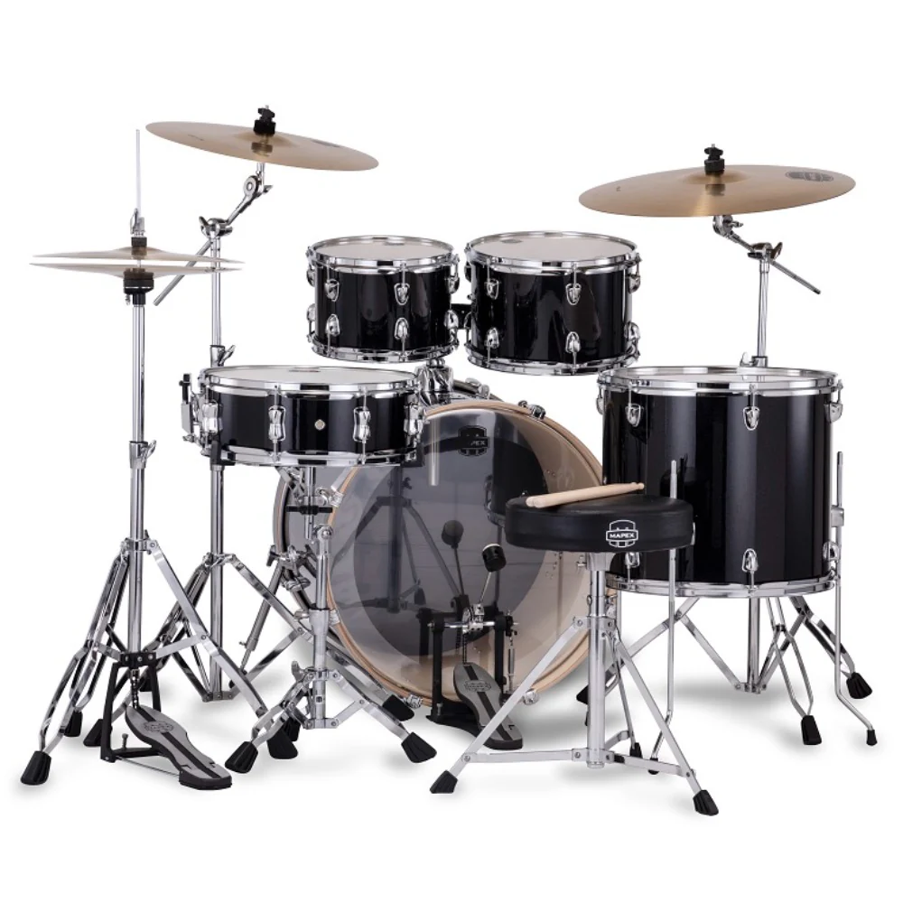 Mapex Venus 5 Piece Acoustic Drum Set with Hardware & Throne - Image 6