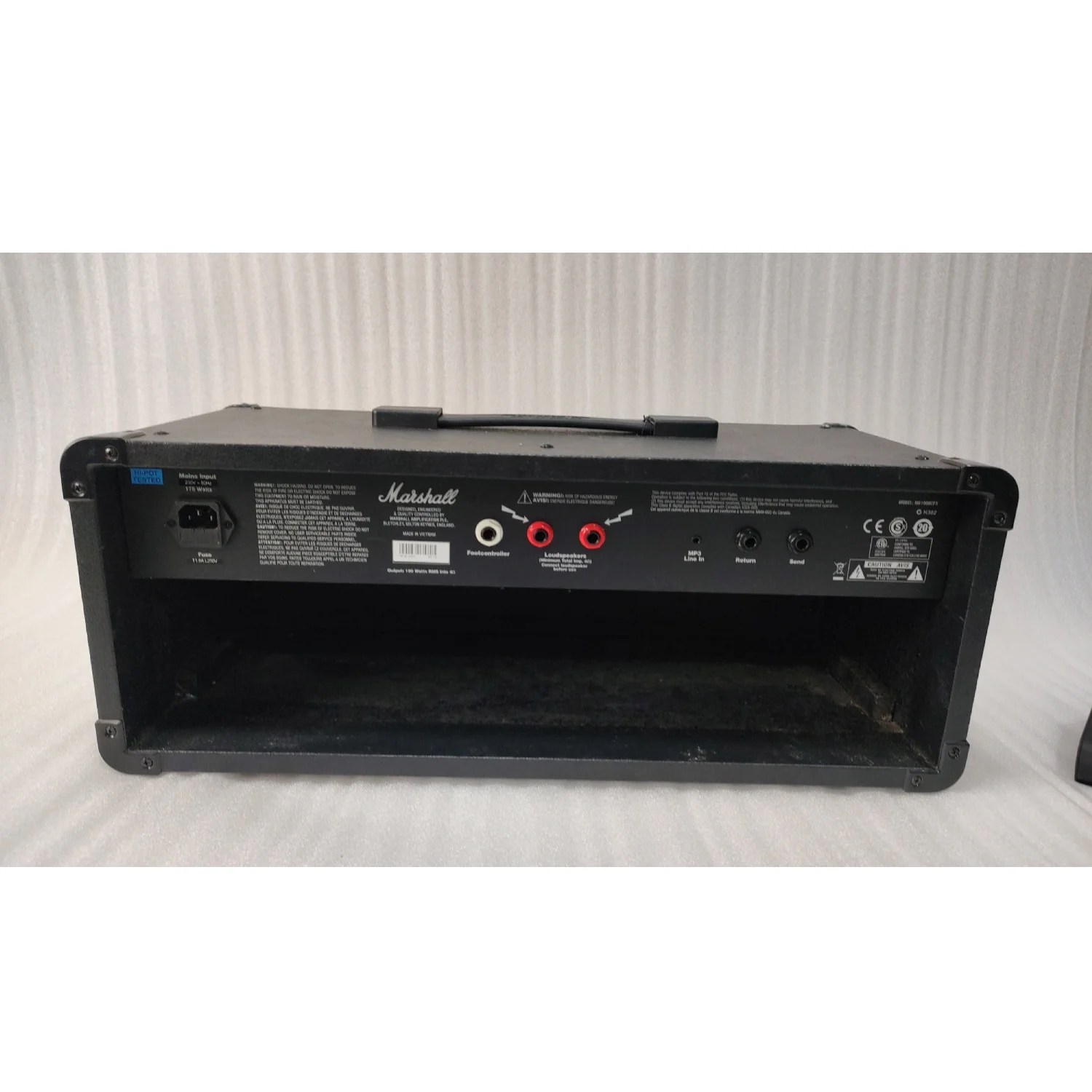 Marshall MG4 Series MG100HFX 100W Guitar Amplifier Head - Open Box - Image 5