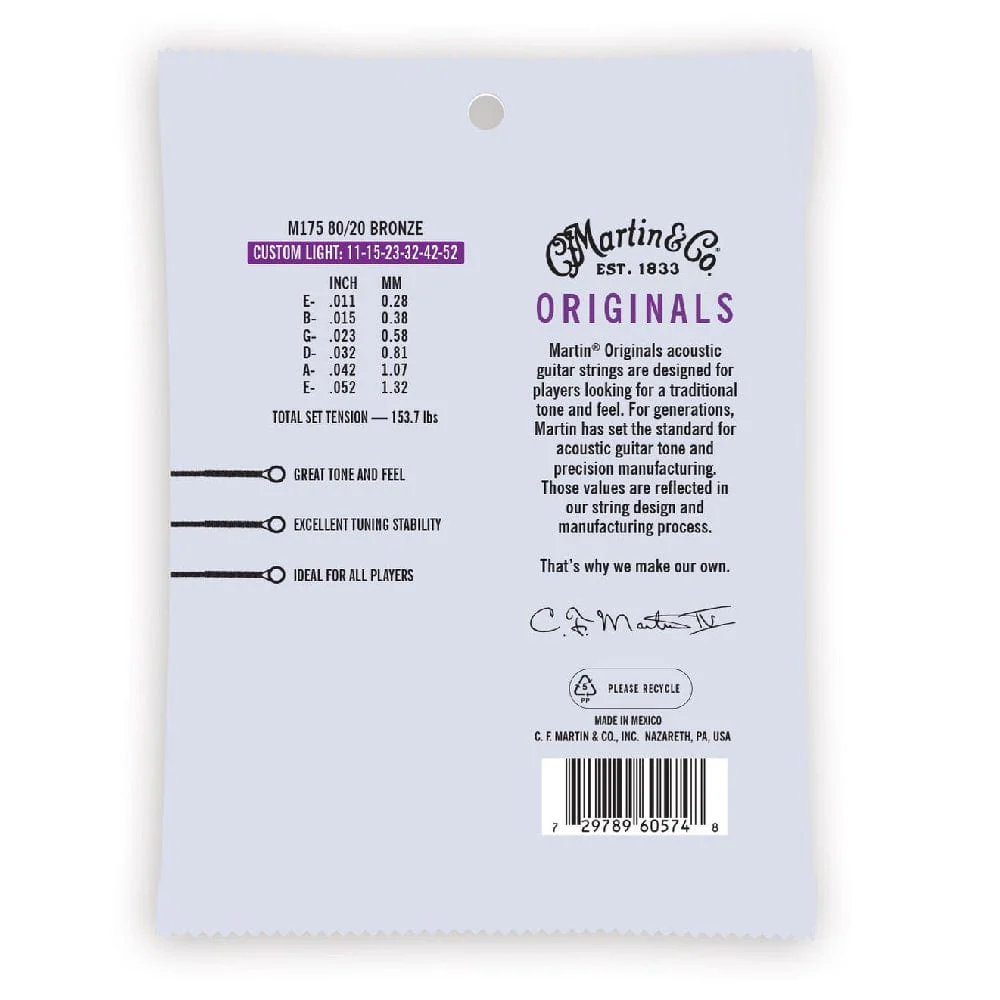 Martin 41M175 Acoustic Guitar Strings - Image 2