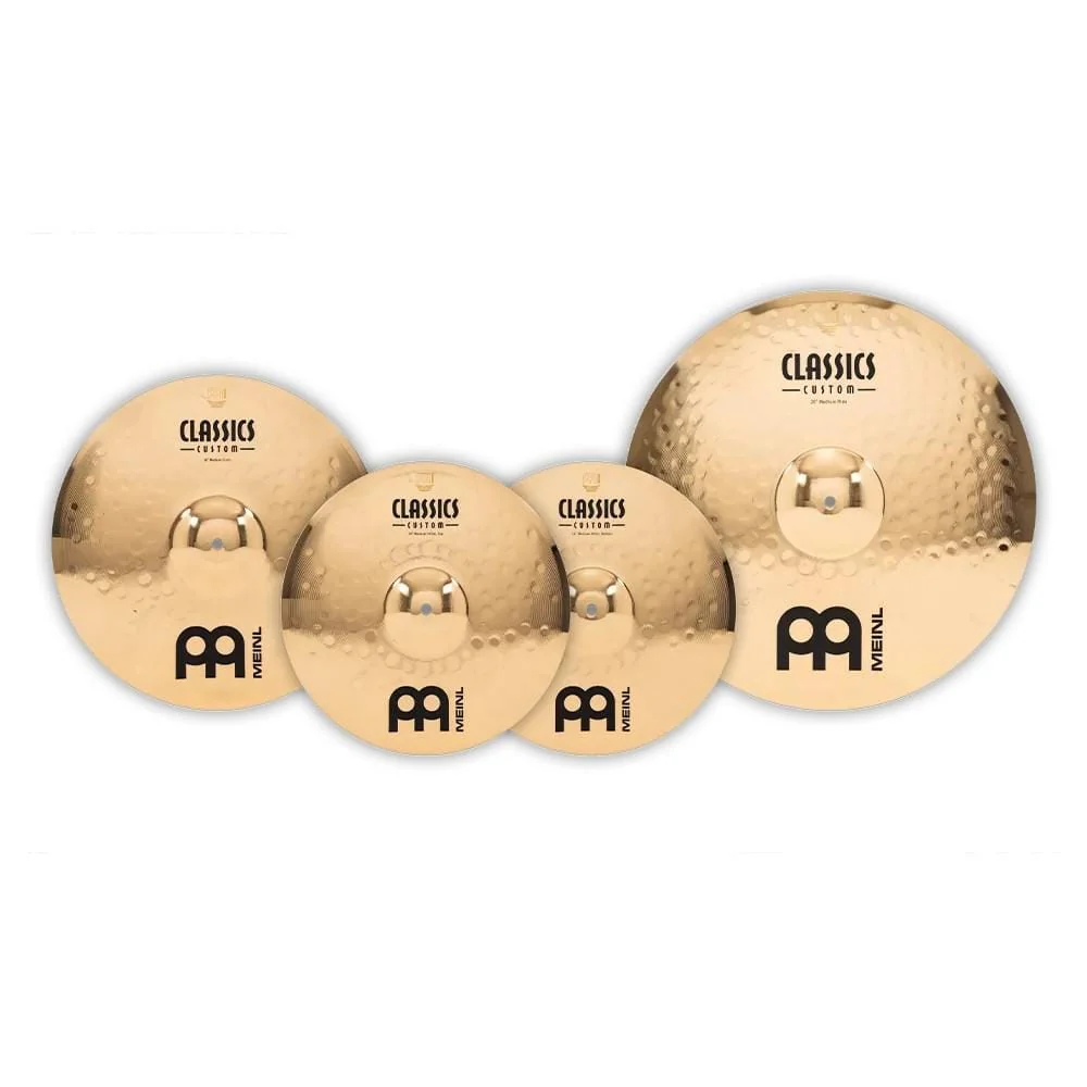 Meinl CC141620 Classics Custom Brilliant Cymbal Set - Image 2