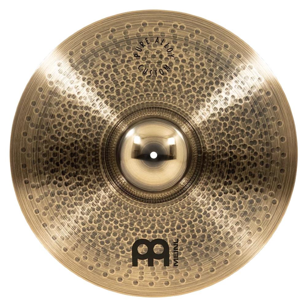 Meinl Cymbals PAC22MTR Pure Alloy Custom 22 Inch Medium Thin Ride Cymbal