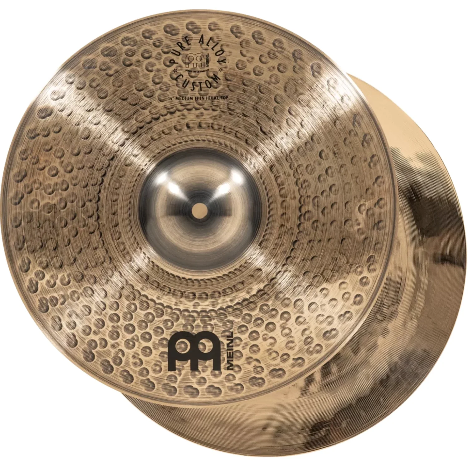 Meinl PAC14161820 Pure Alloy Custom 14"HH 16"Cr 18"Cr 20"R Cymbals Set - Image 4