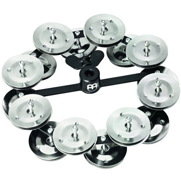 Meinl Percussion HTHH2BK Hi-Hat Tambourine 5-Inch - Black