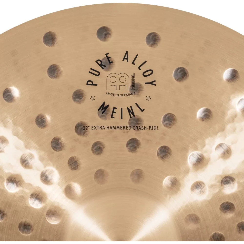 Meinl Pure Alloy Extra Hammered Crash Ride Cymbals - Image 10