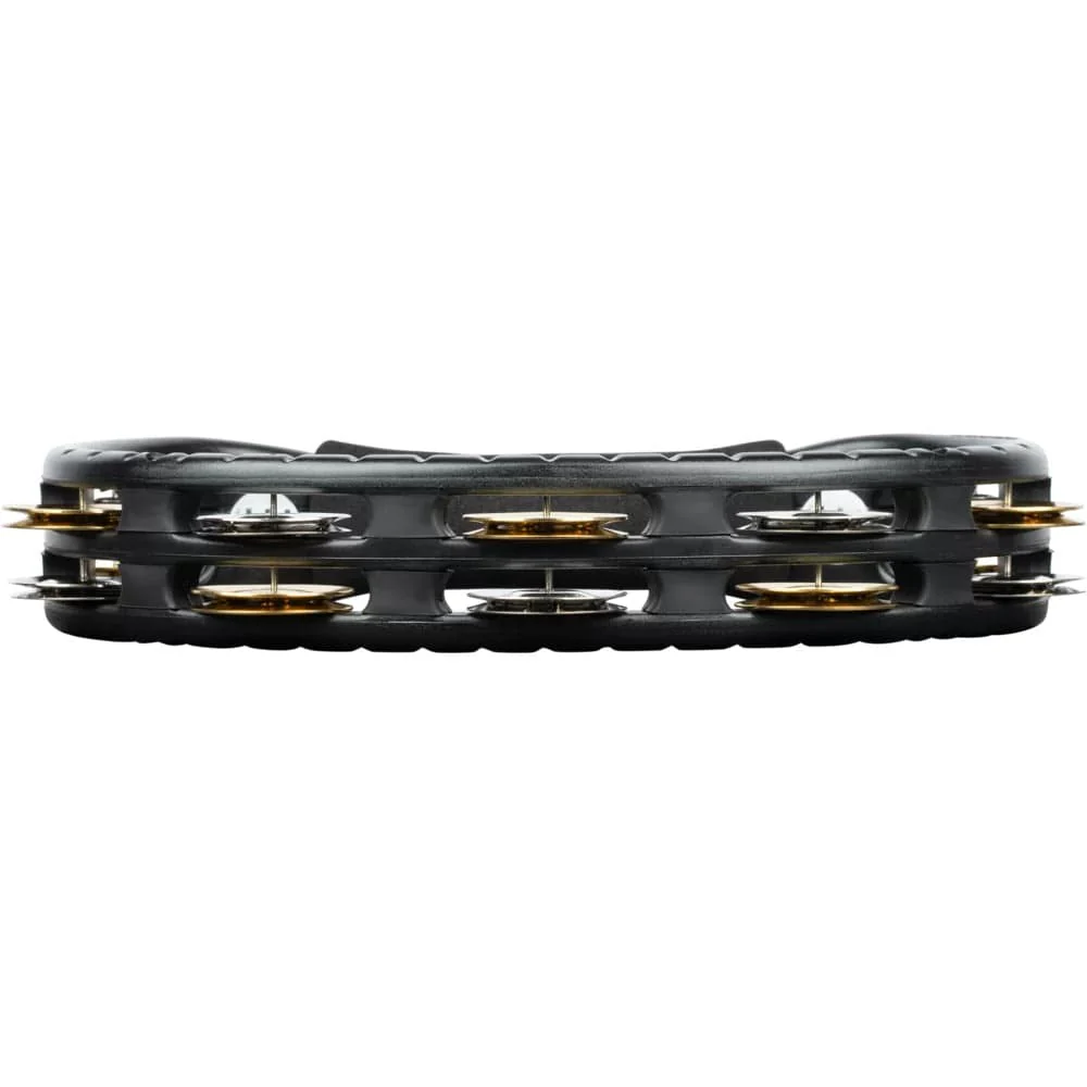 Meinl TMT1M Traditional ABS Series Plastic, Mixed Jingles 2 Rows Tambourine - Black - Image 6