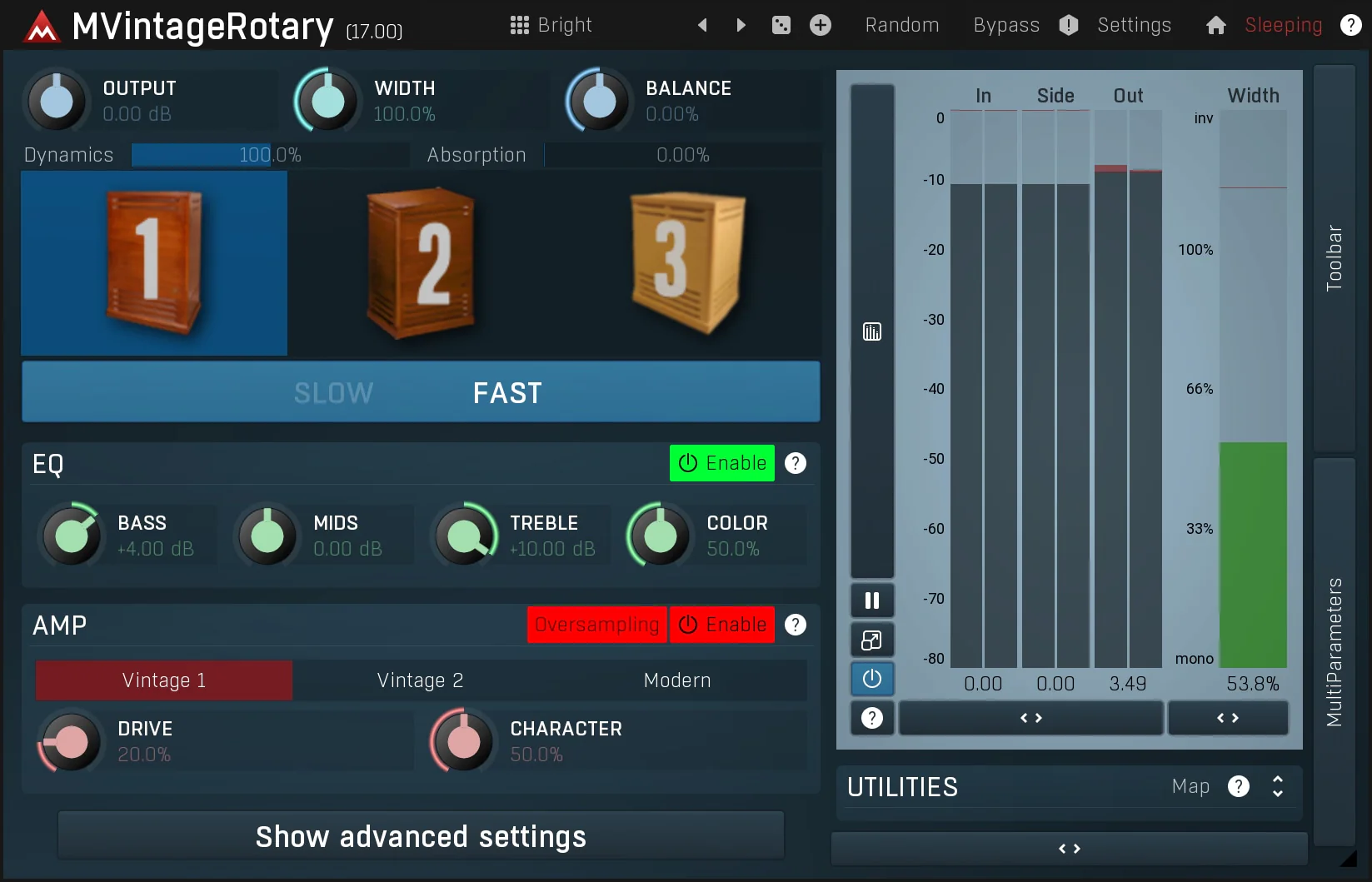 MELDA MVintageRotary Rotary Effect – Professional Audio Software & Plugin